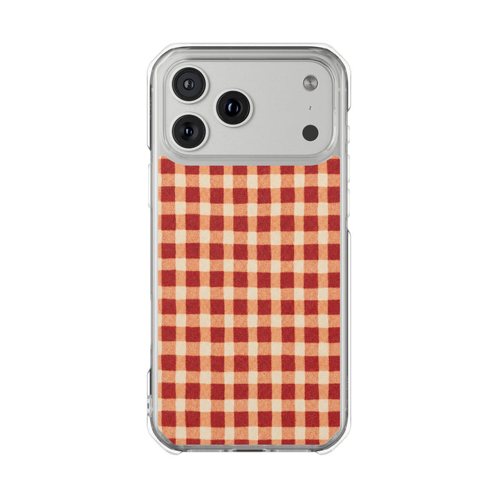 Cherry Peach | Clear MagSafe Case