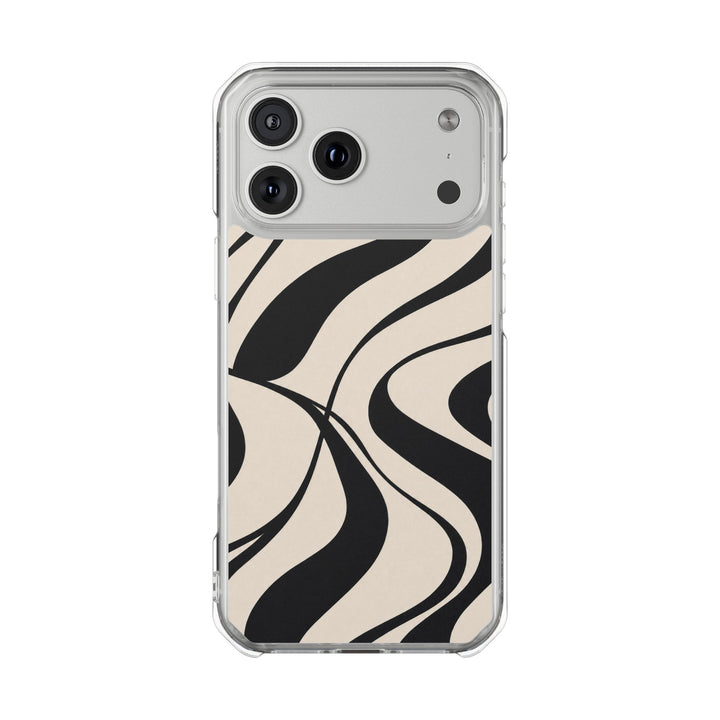 Ivory Black | Clear MagSafe Case