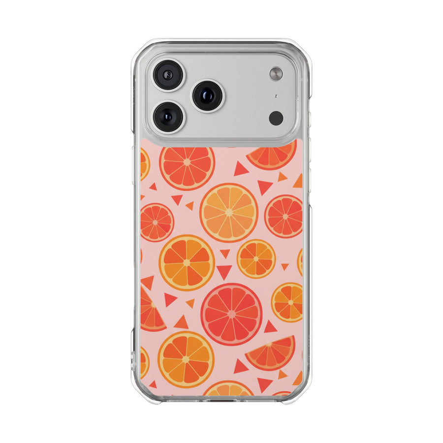 Vibrant Orange | Clear MagSafe Case