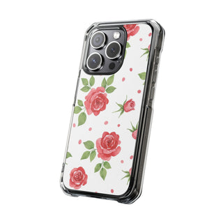 Garden Rose | Clear MagSafe Case