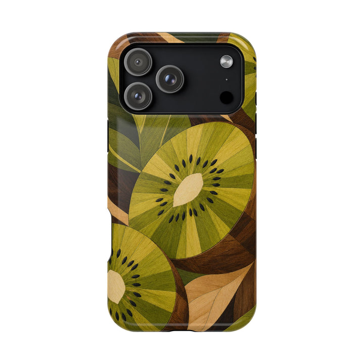 Kiwi Wood | Tough MagSafe Case