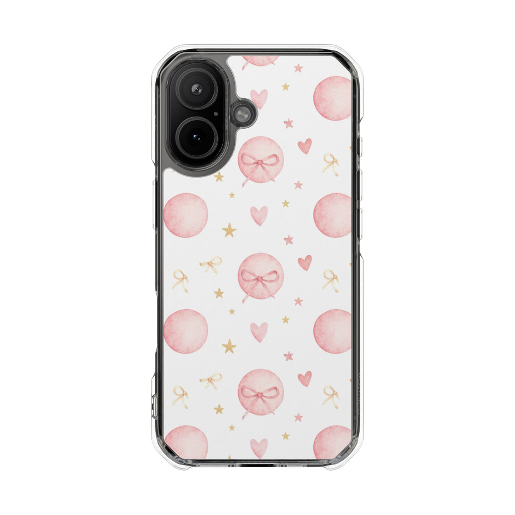 Pink Bows | Clear MagSafe Case