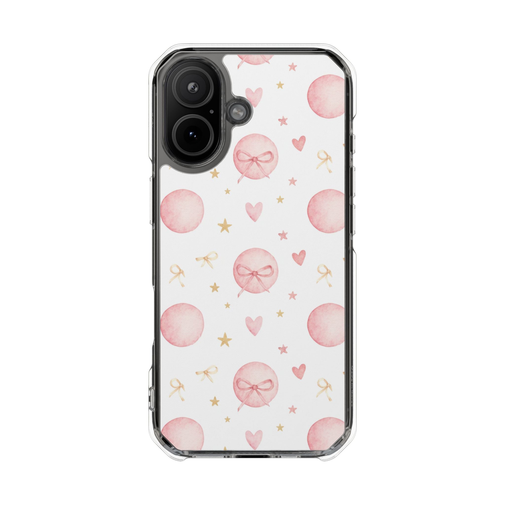 Pink Bows | Clear MagSafe Case