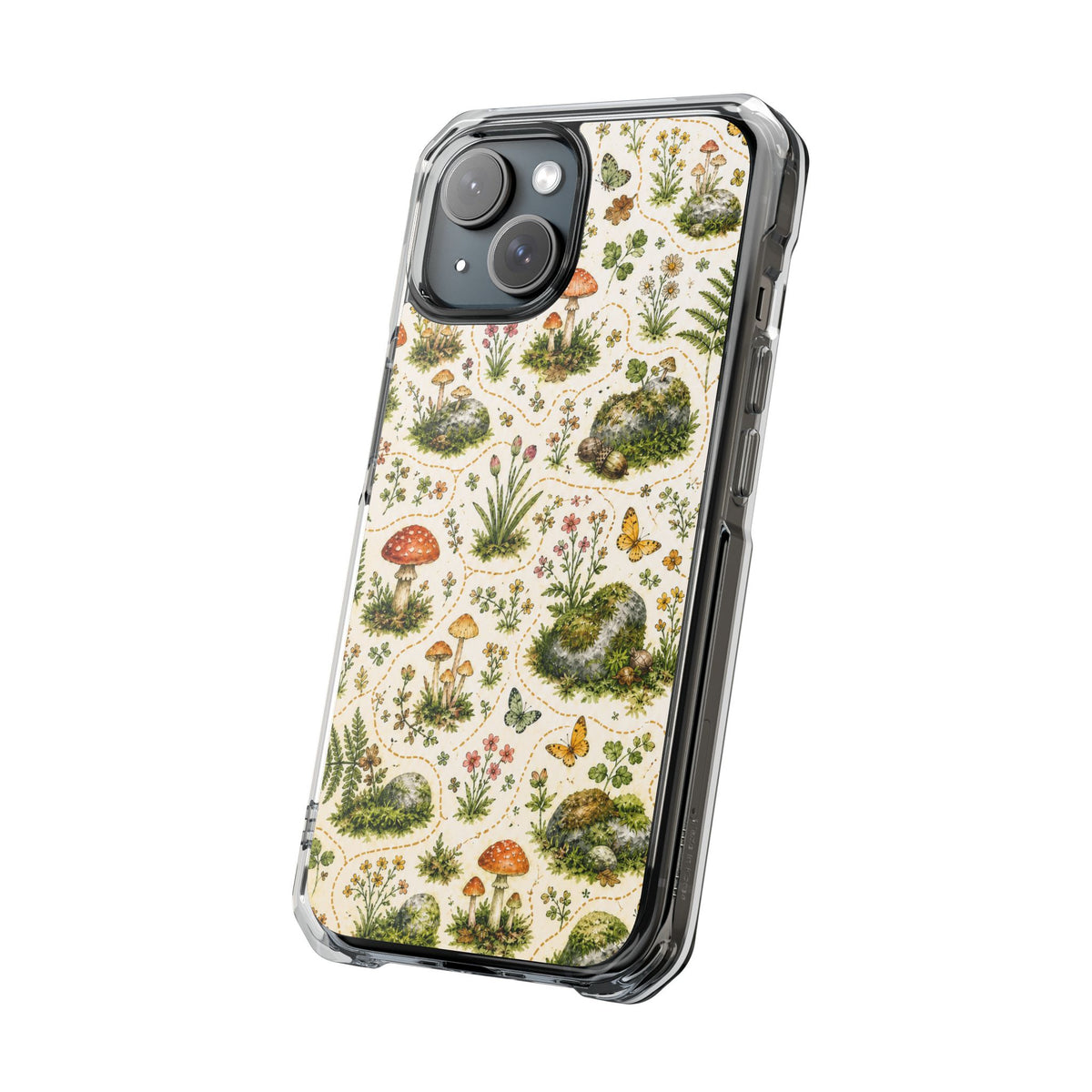 Mushroom Meadow | Clear MagSafe Case — product image 17