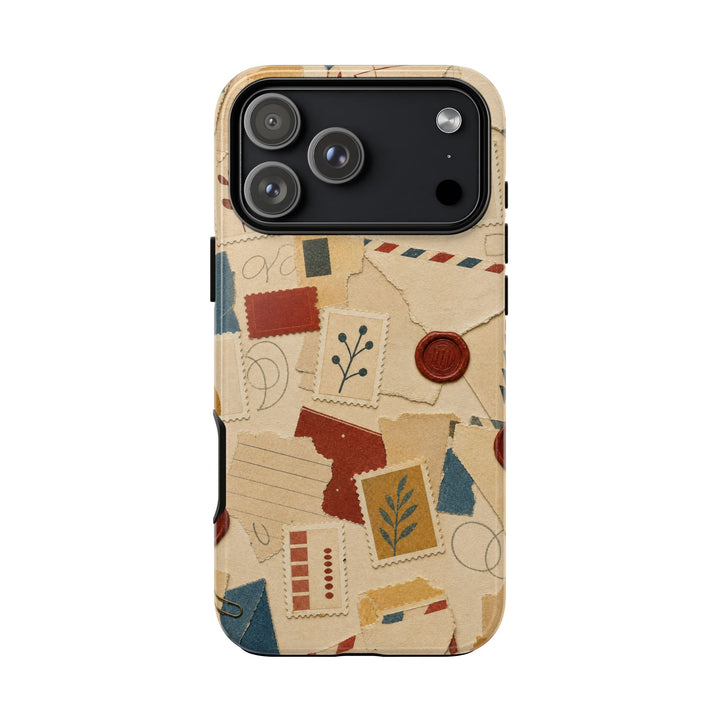 Paper Trail phone case design