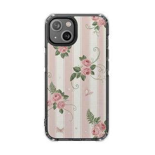 Rose Trellis | Clear MagSafe Case