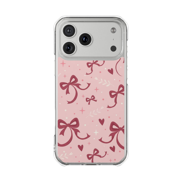 Coral Gleam | Clear MagSafe Case