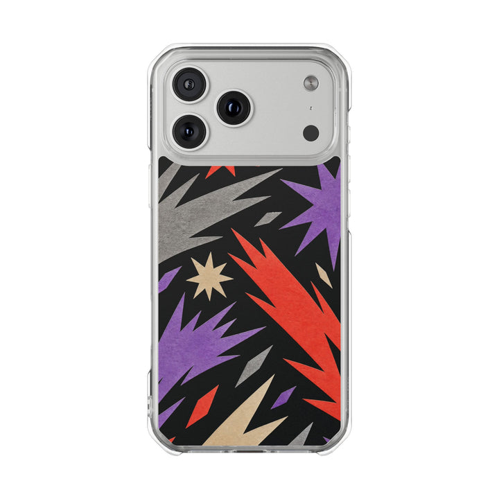 Cutout Comets | Clear MagSafe Case