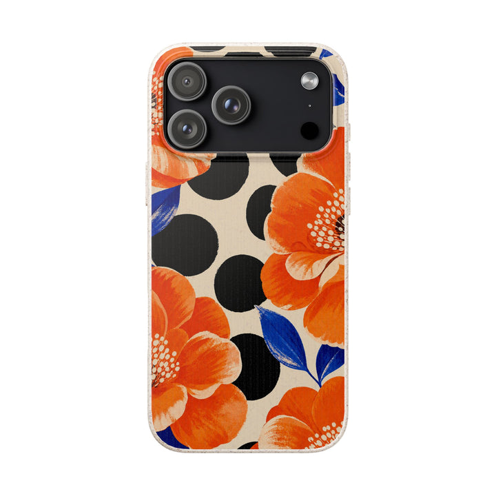 Polka Camellias | Biodegradable Case