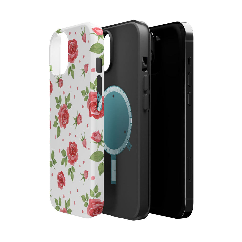 Ditsy Red Rose | Tough MagSafe Case