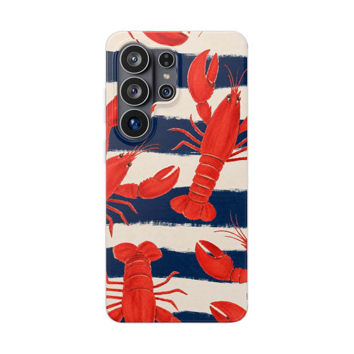 Lobster Stripe phone case design