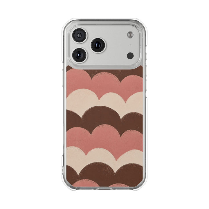 Rose Cocoa | Clear MagSafe Case