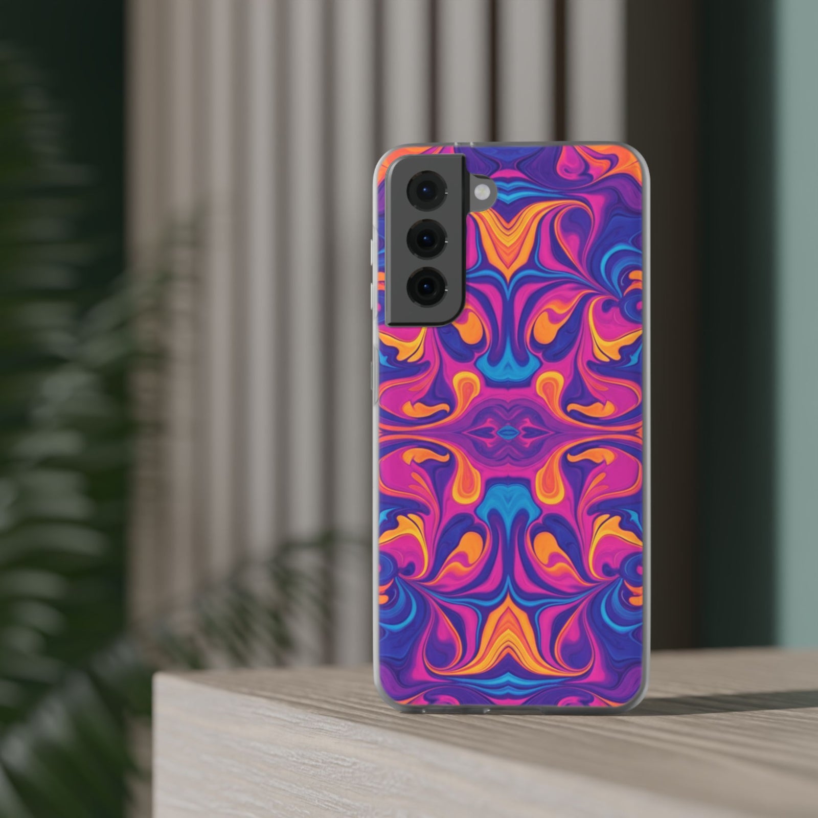 Neon Marble | Clear Case