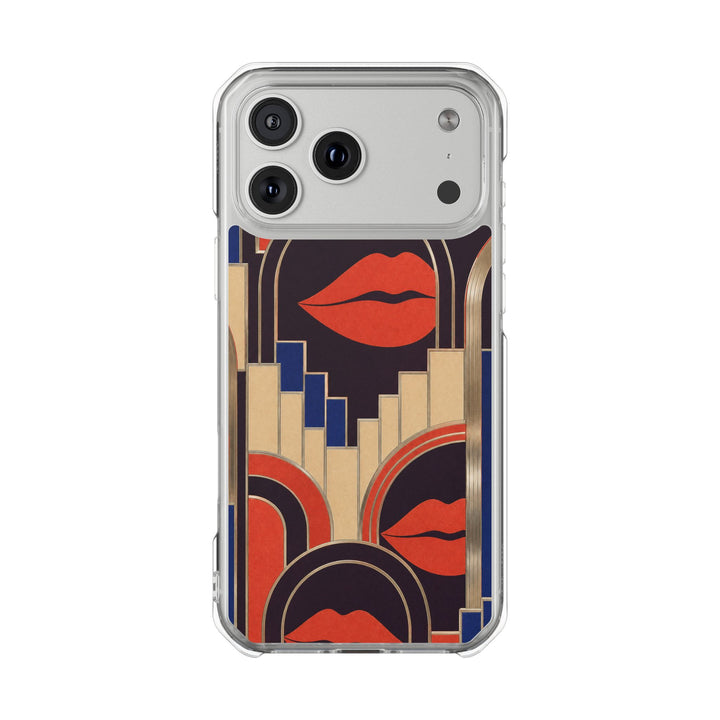 Coral Kiss | Clear MagSafe Case
