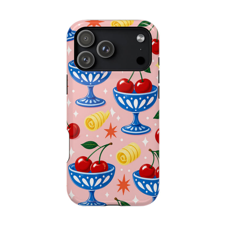 Cherry Coupes phone case design