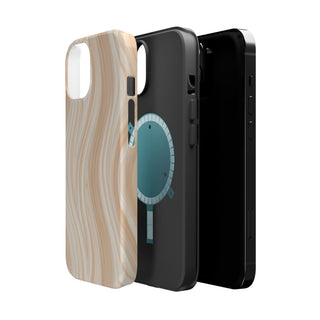Ivory Waves | Tough MagSafe Case