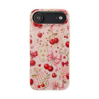 Cherry Ribbon Picnic | Biodegradable Case