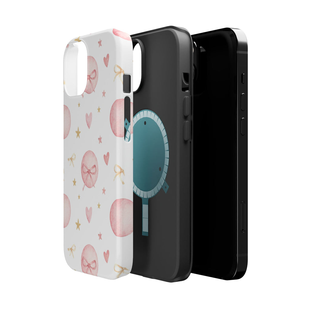 Bow Charm coquette tough magsafe case design