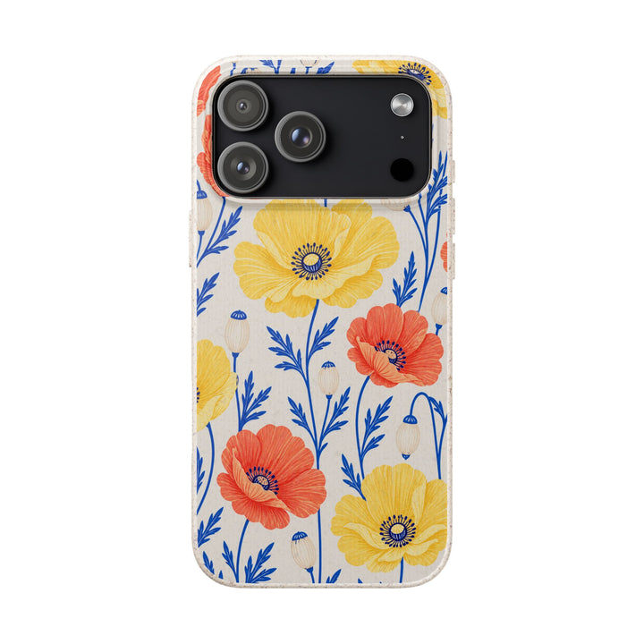 Butter Poppies | Biodegradable Case