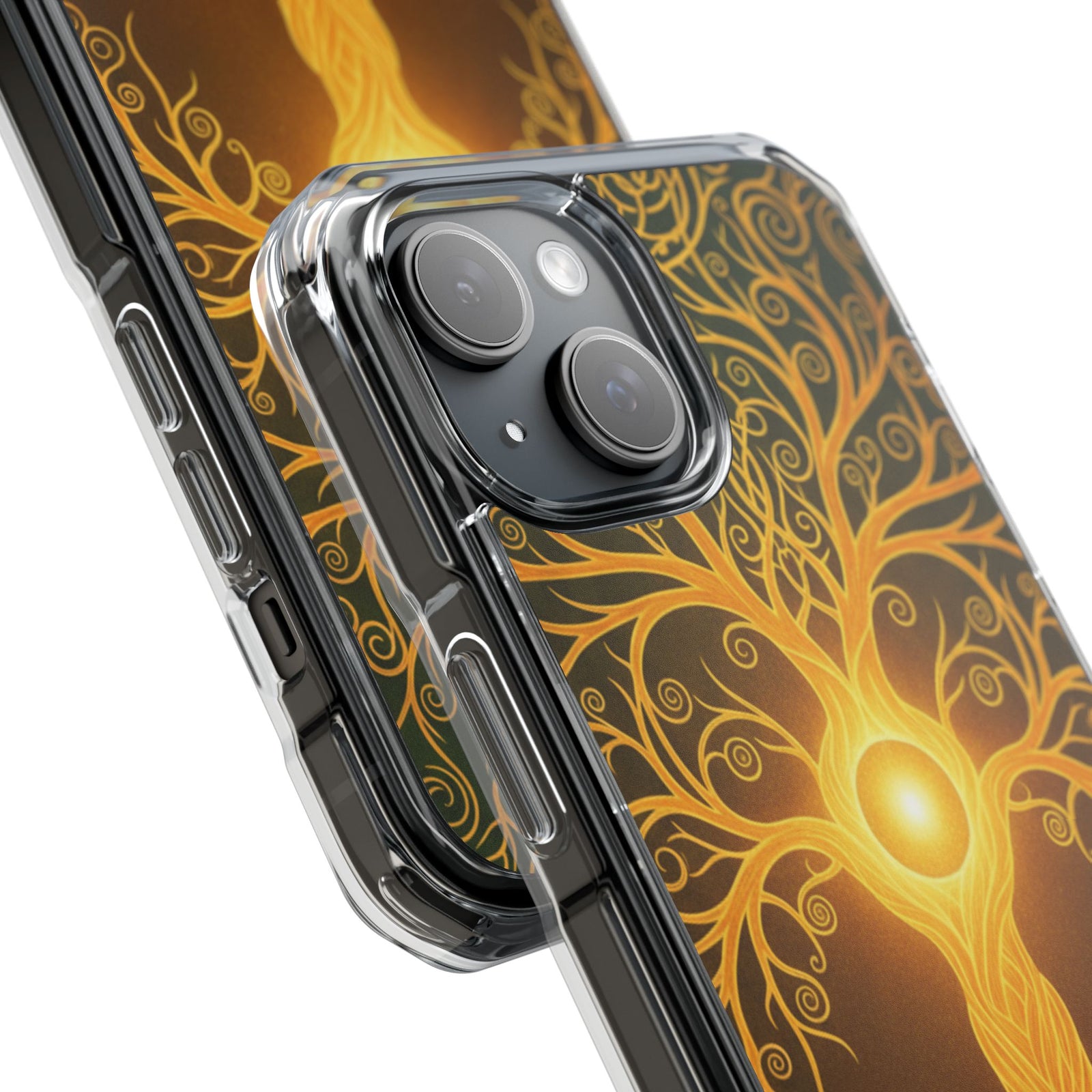 Golden Roots | Clear MagSafe Case