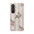 Rose Trellis floral samsung clear case design