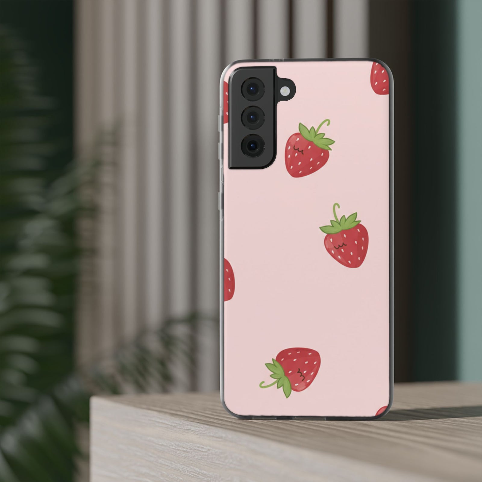 Strawberry Blush | Clear Case