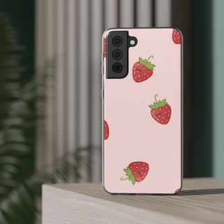 Strawberry Blush | Clear Case