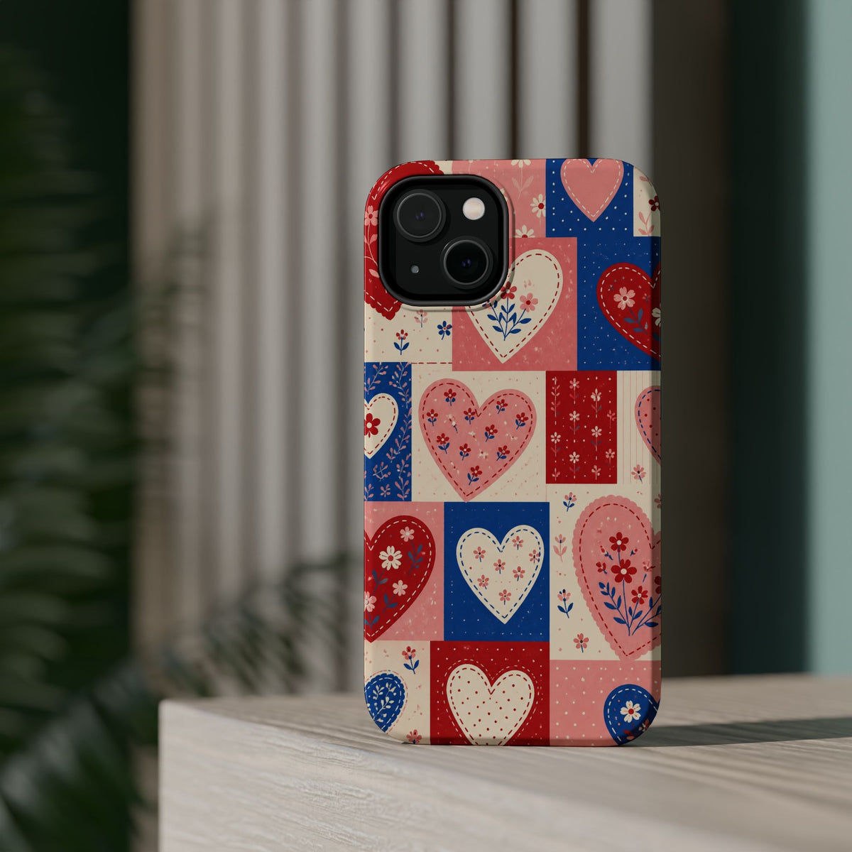 Patchwork Hearts | Tough MagSafe Case — product image 46