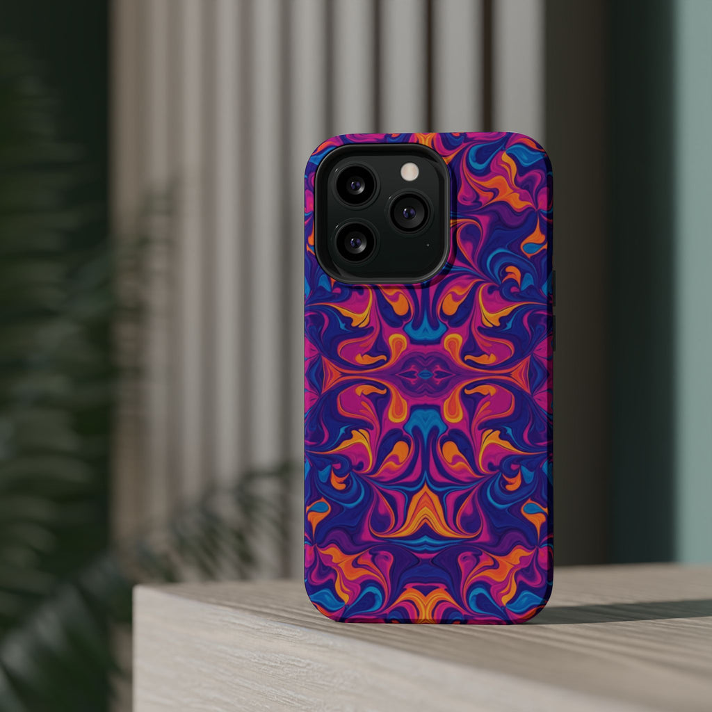 Neon Swirl | Tough MagSafe Case