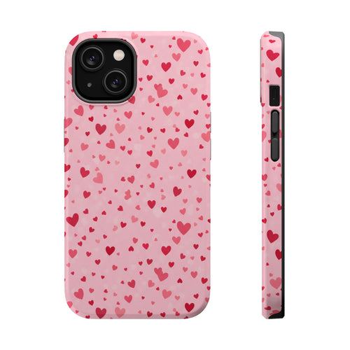 Blush Ditsy Heart | Tough MagSafe Case
