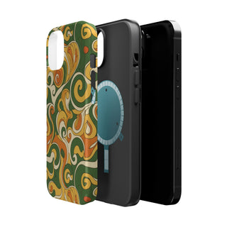 Olive Paisley | Tough MagSafe Case
