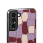 Mauve Rounded | Clear Case