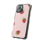 Strawberry Blush | Clear MagSafe Case