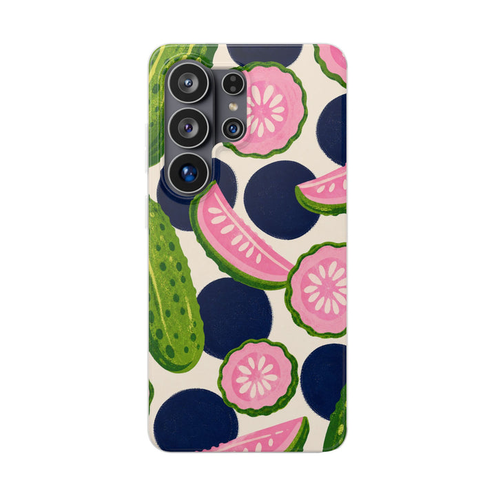 Polka Pickles phone case design