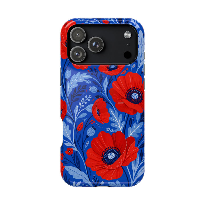 Poppy Surge phone case design
