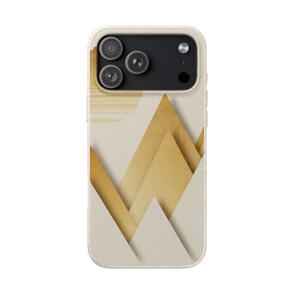 Golden Peaks | Biodegradable Case