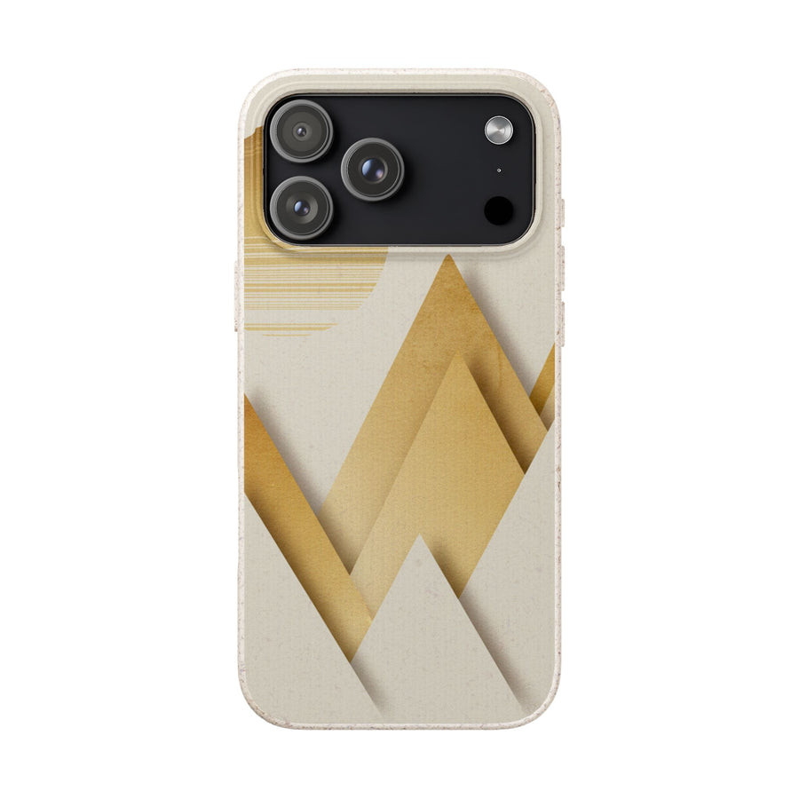 Golden Peaks | Biodegradable Case
