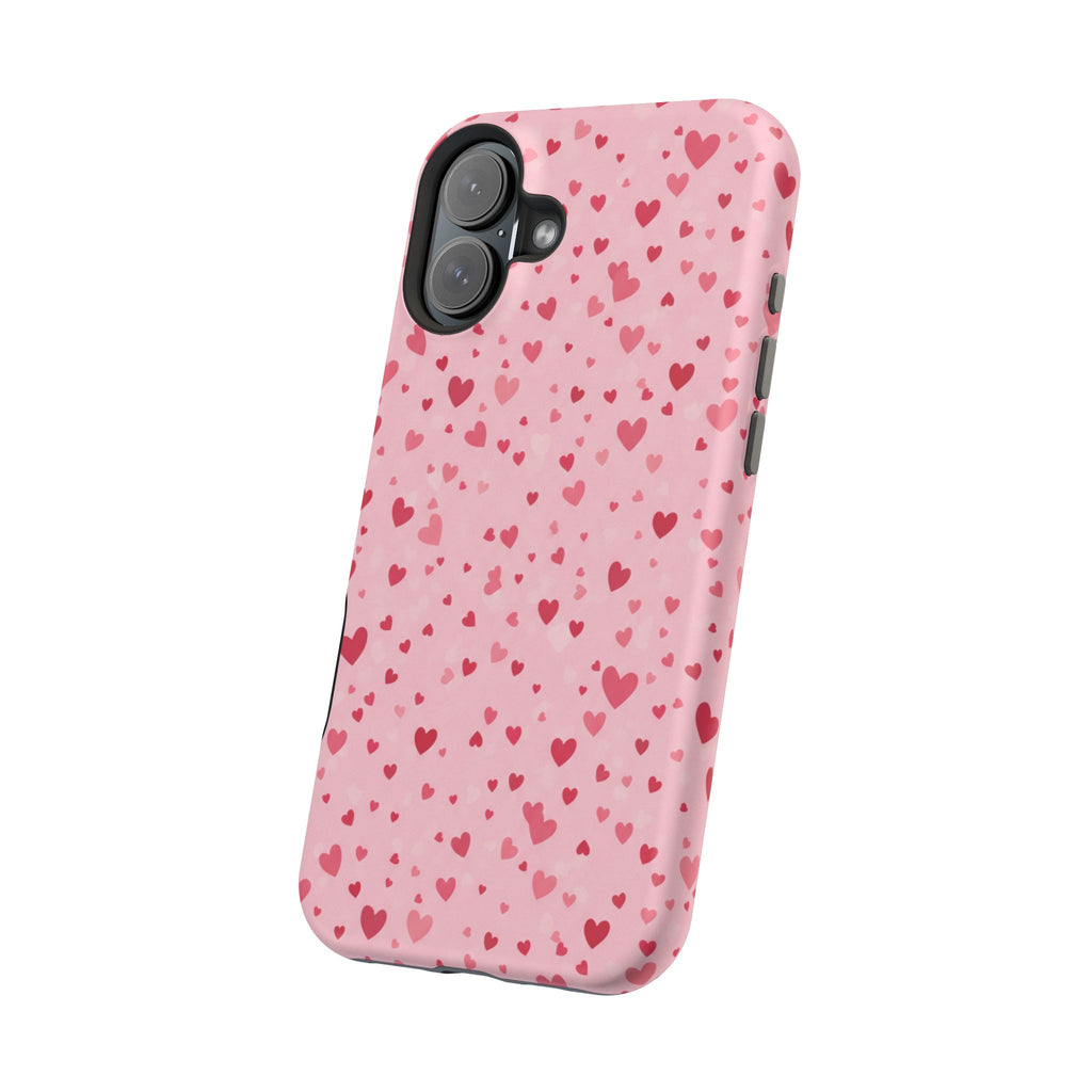 Blush Ditsy Heart | Tough MagSafe Case