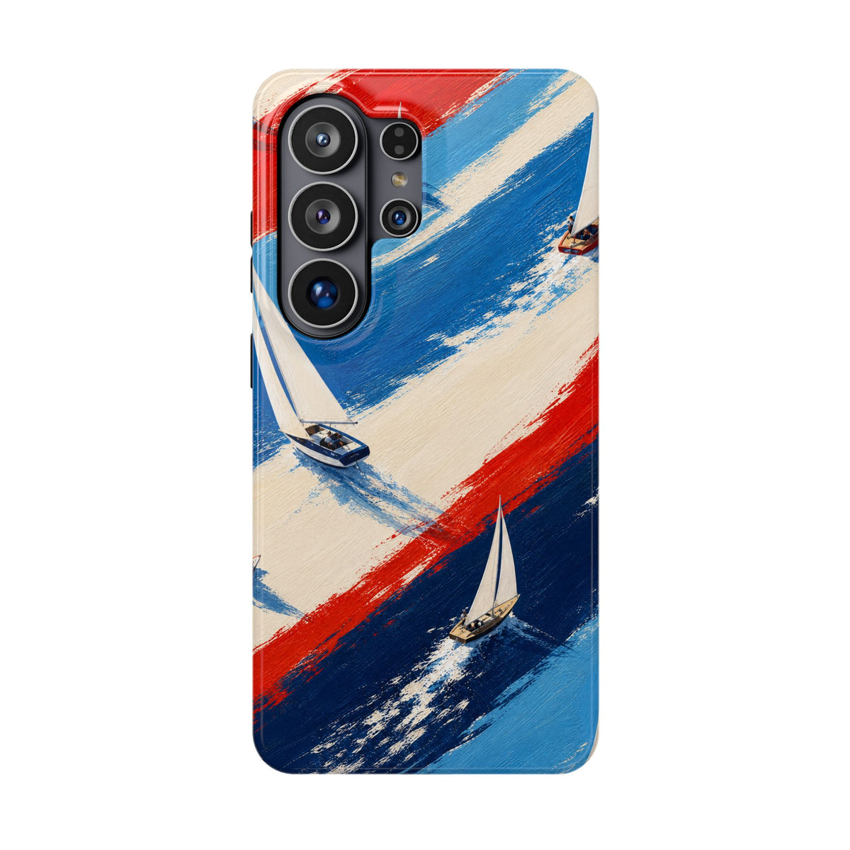Regatta Stripes | Tough Magnetic Case — product front view