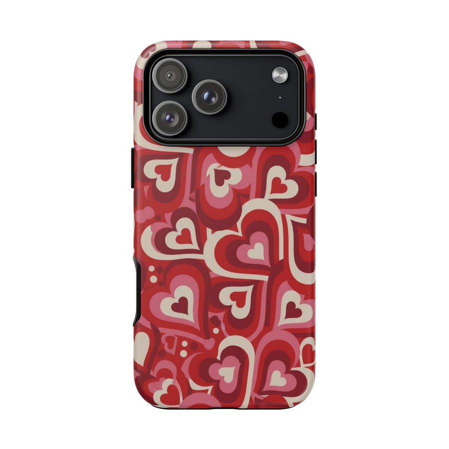 Y2K Swirl Hearts | Tough Case
