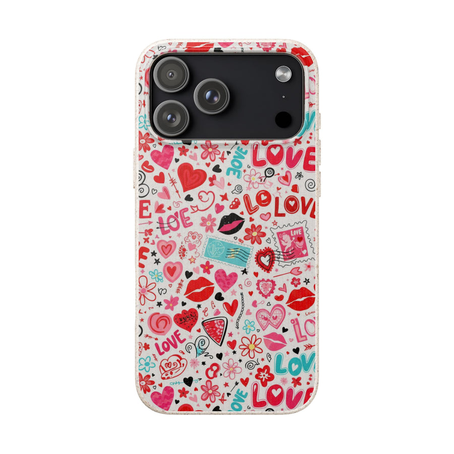 Love Doodle | Biodegradable Case