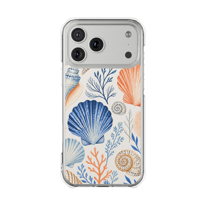 Coastal Shells | Clear MagSafe Case