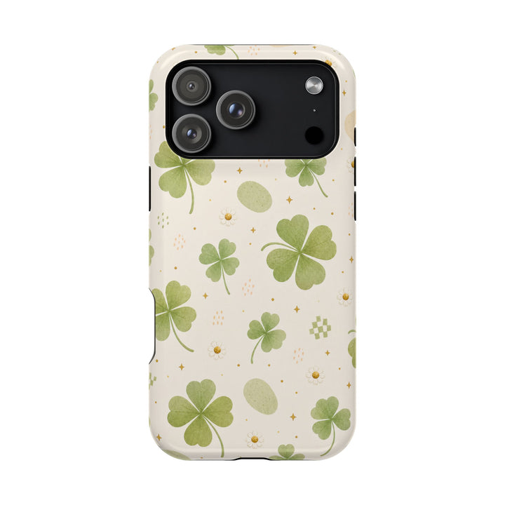 Matcha Clover | Tough MagSafe Case