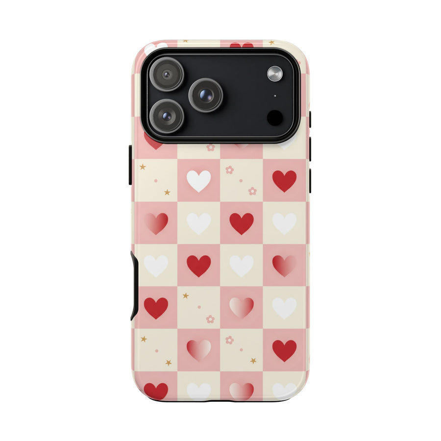 Pink Heart Grid | Tough Case