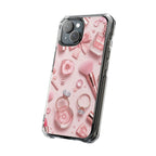 Blush Vanity coquette clear magsafe case design