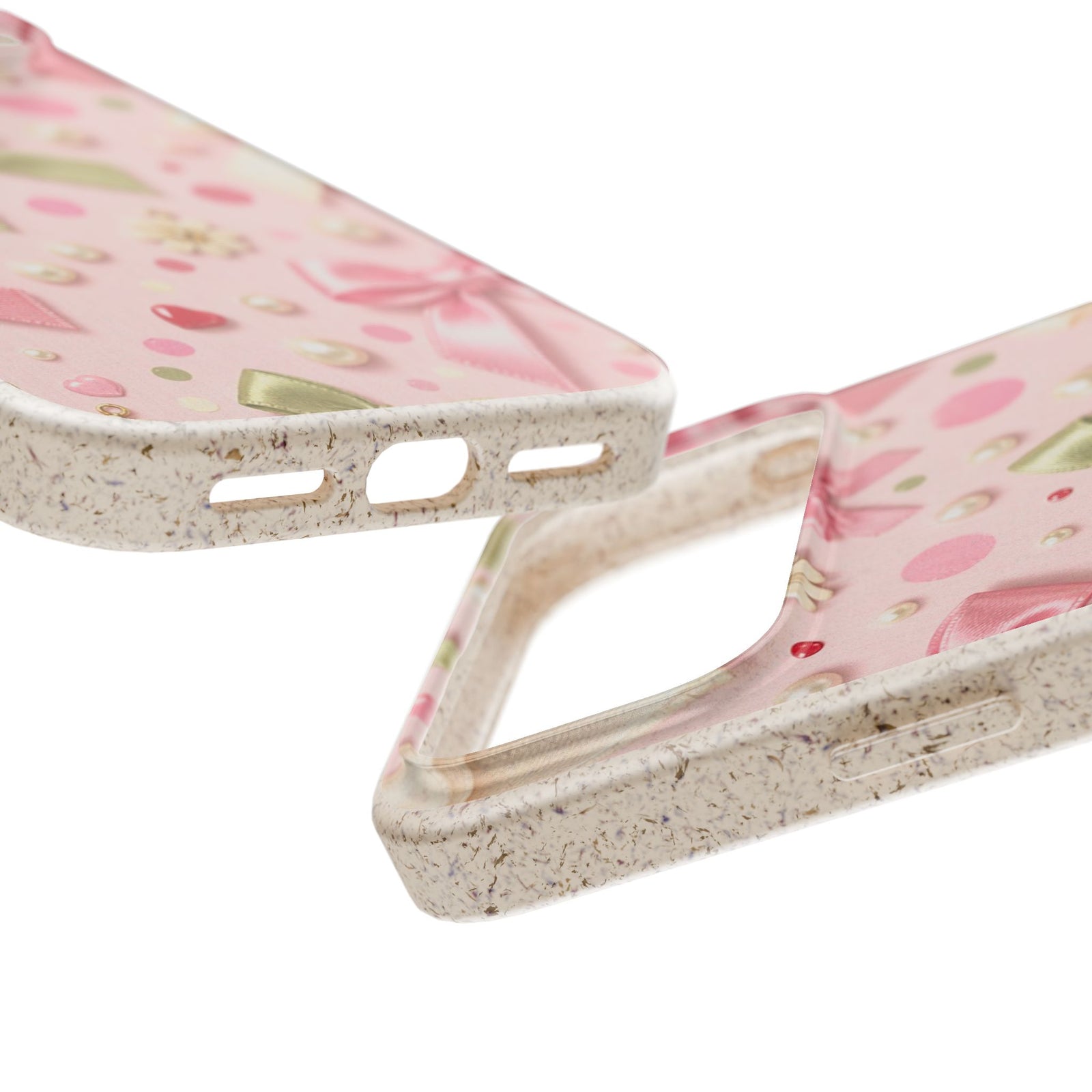 Dotty Pearl Bow | Biodegradable Case