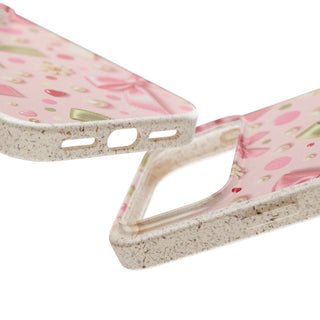 Dotty Pearl Bow | Biodegradable Case