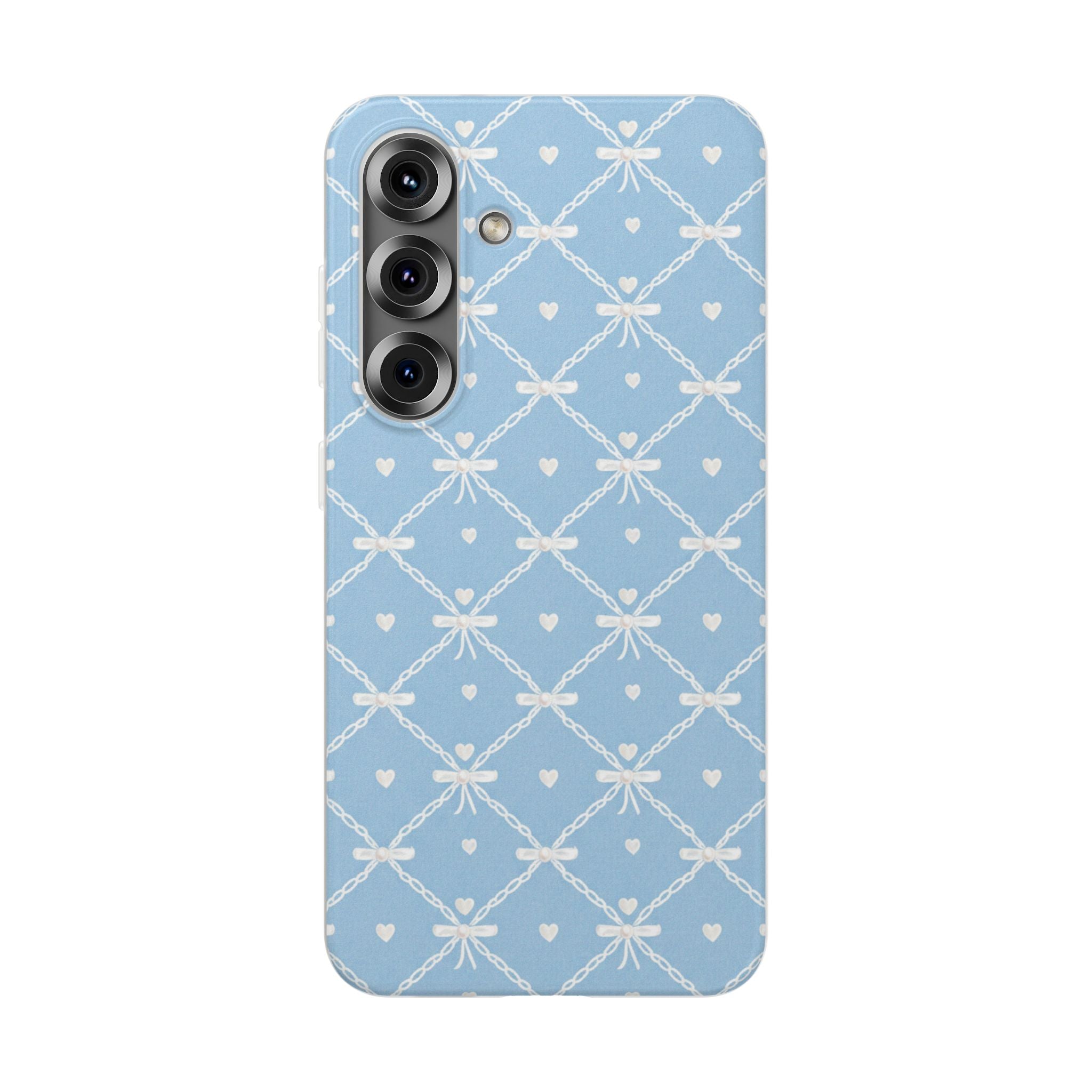 Blue Bow | Galaxy Clear Case