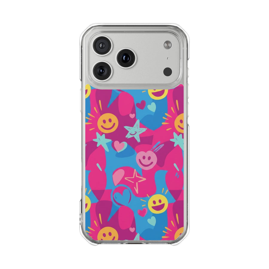 Smiley Doodle | Clear MagSafe Case