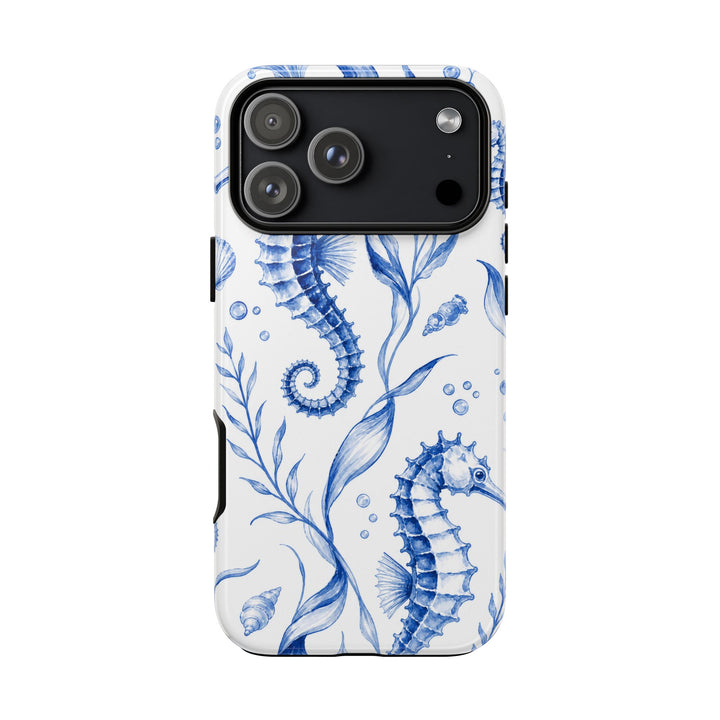 Seahorse Toile | Tough Case